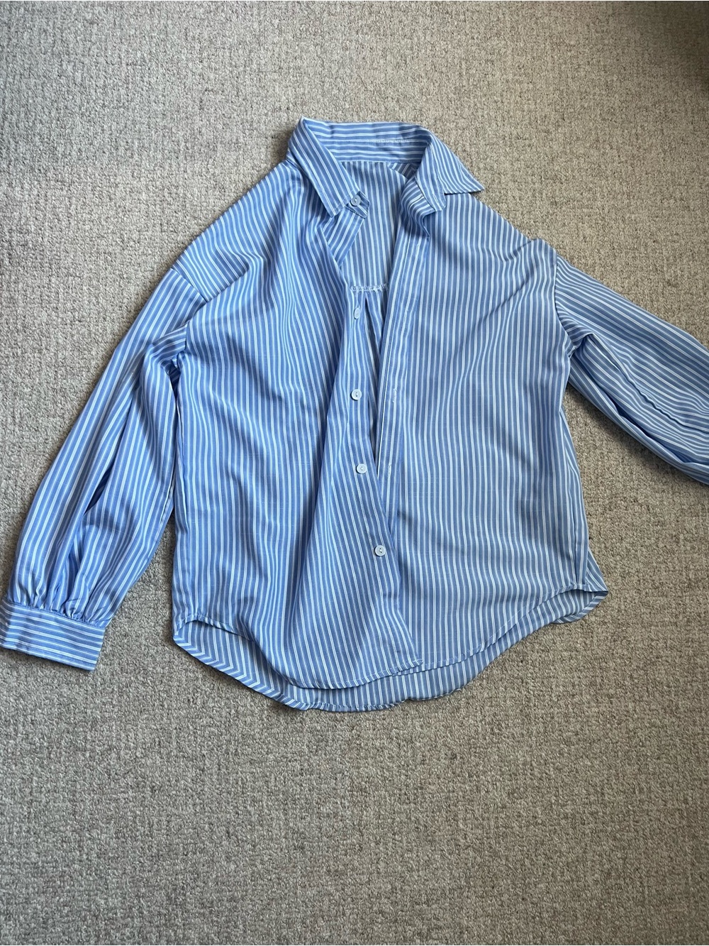 Oversized button up